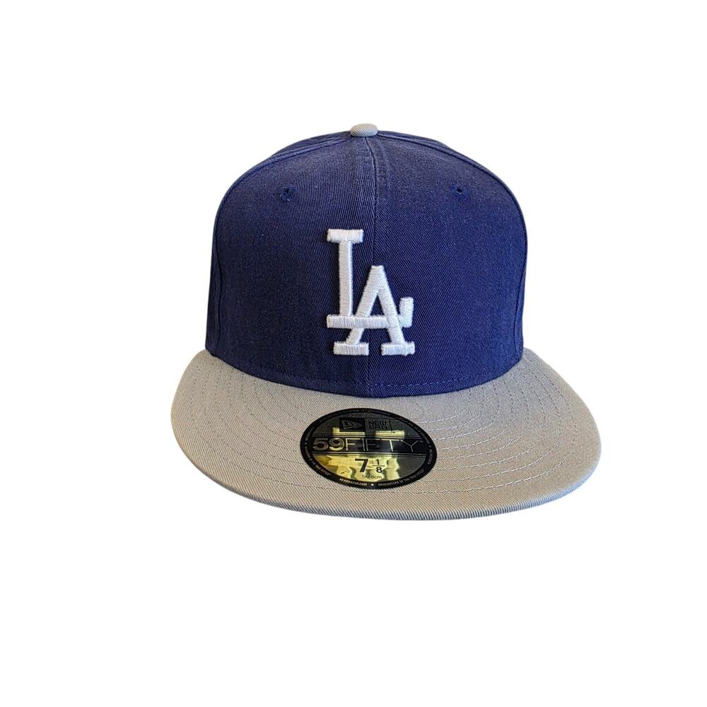 New Era LA Dodgers MLB 59FIFTY Men's 7 1/8 Fitted Cap Hat NWT